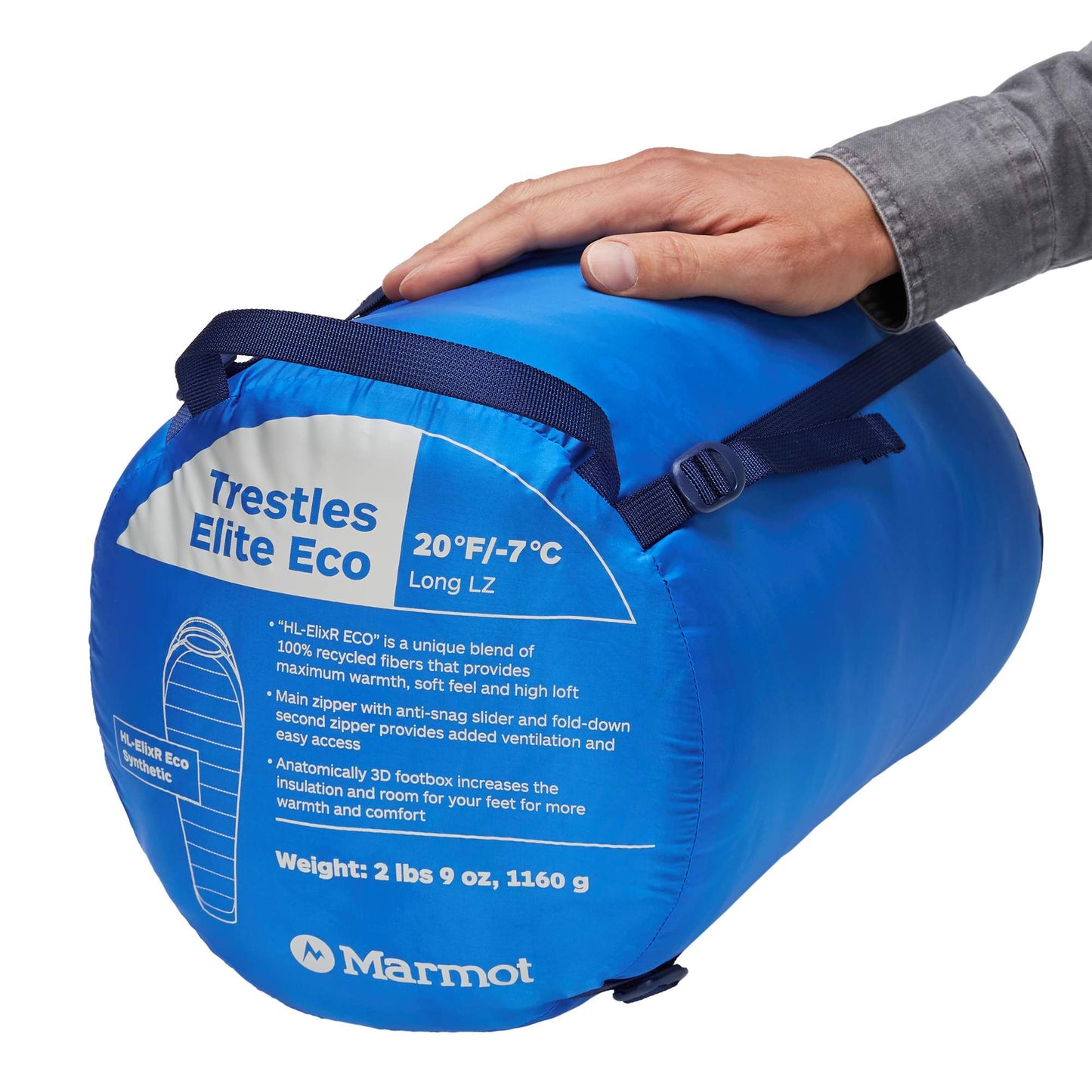 Marmot TRESTLES ELITE ECO 20 LONG Herren - Kunstfaserschlafsack