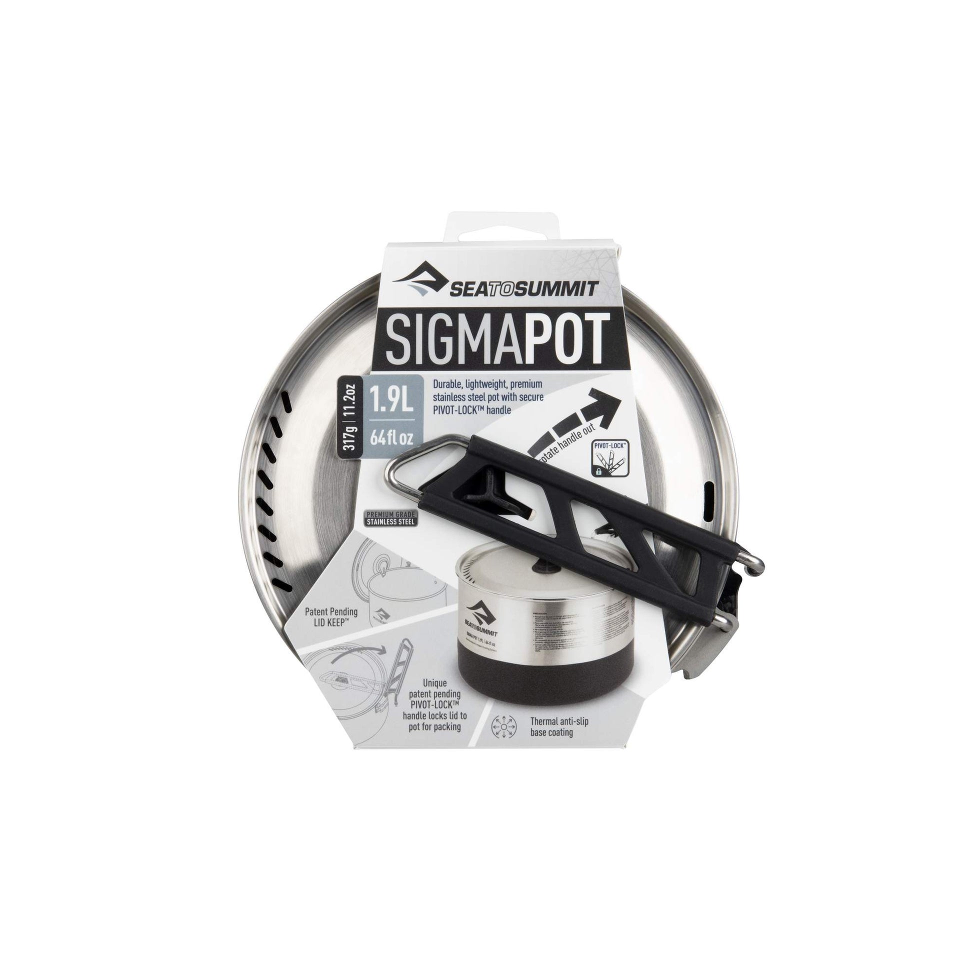 Sea To Summit SIGMA POT 1.9 LITER - Campinggeschirr