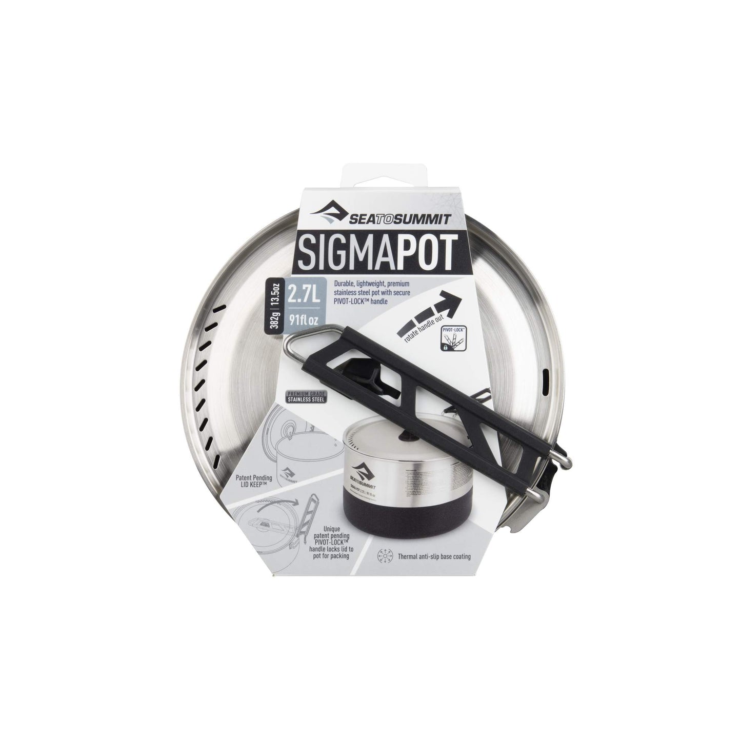 Sea To Summit SIGMA POT 2.7 LITER - Campinggeschirr