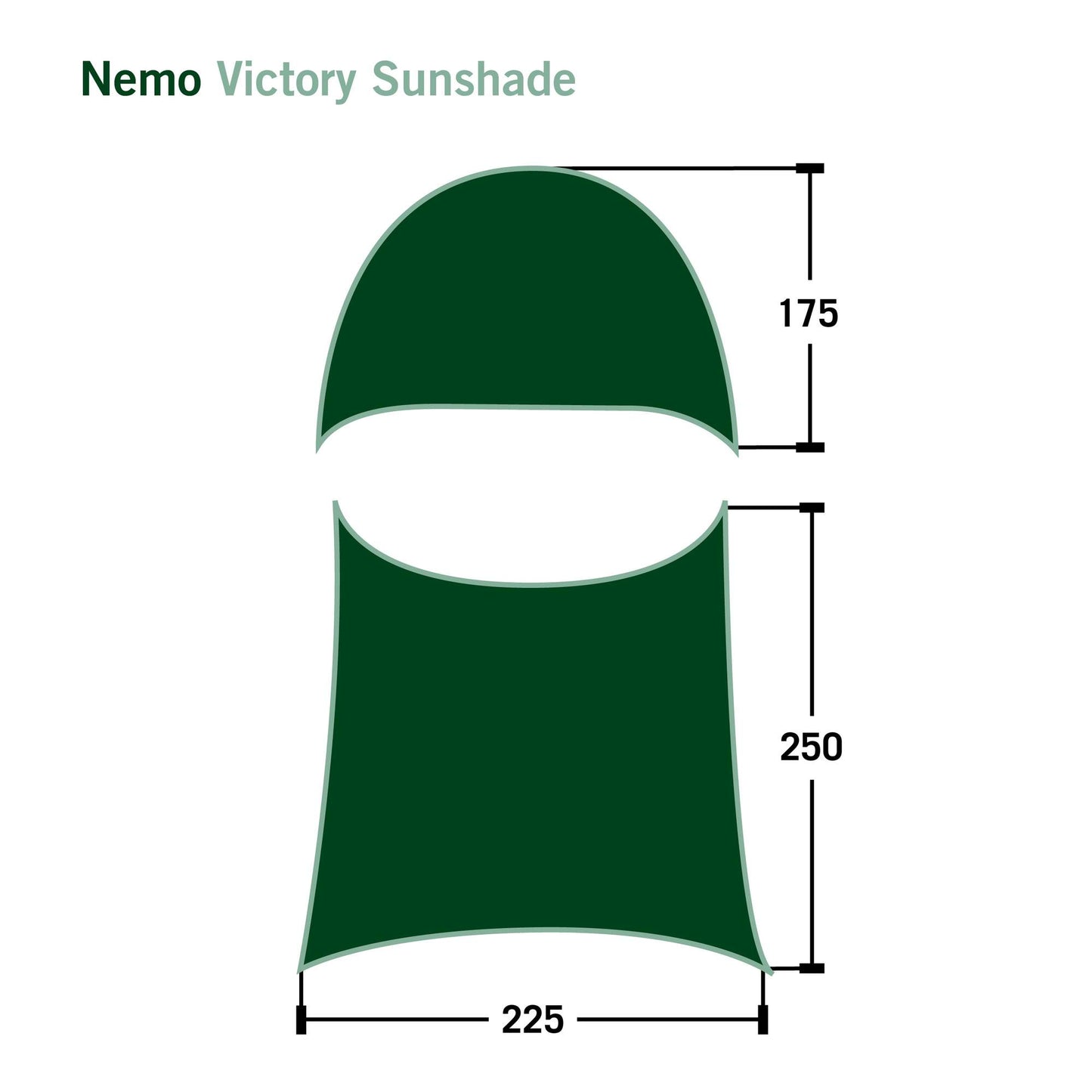 Nemo VICTORY SUNSHADE - Strandmuschel