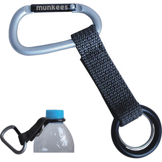  KARABINER MIT FLASCHENTRÄGER