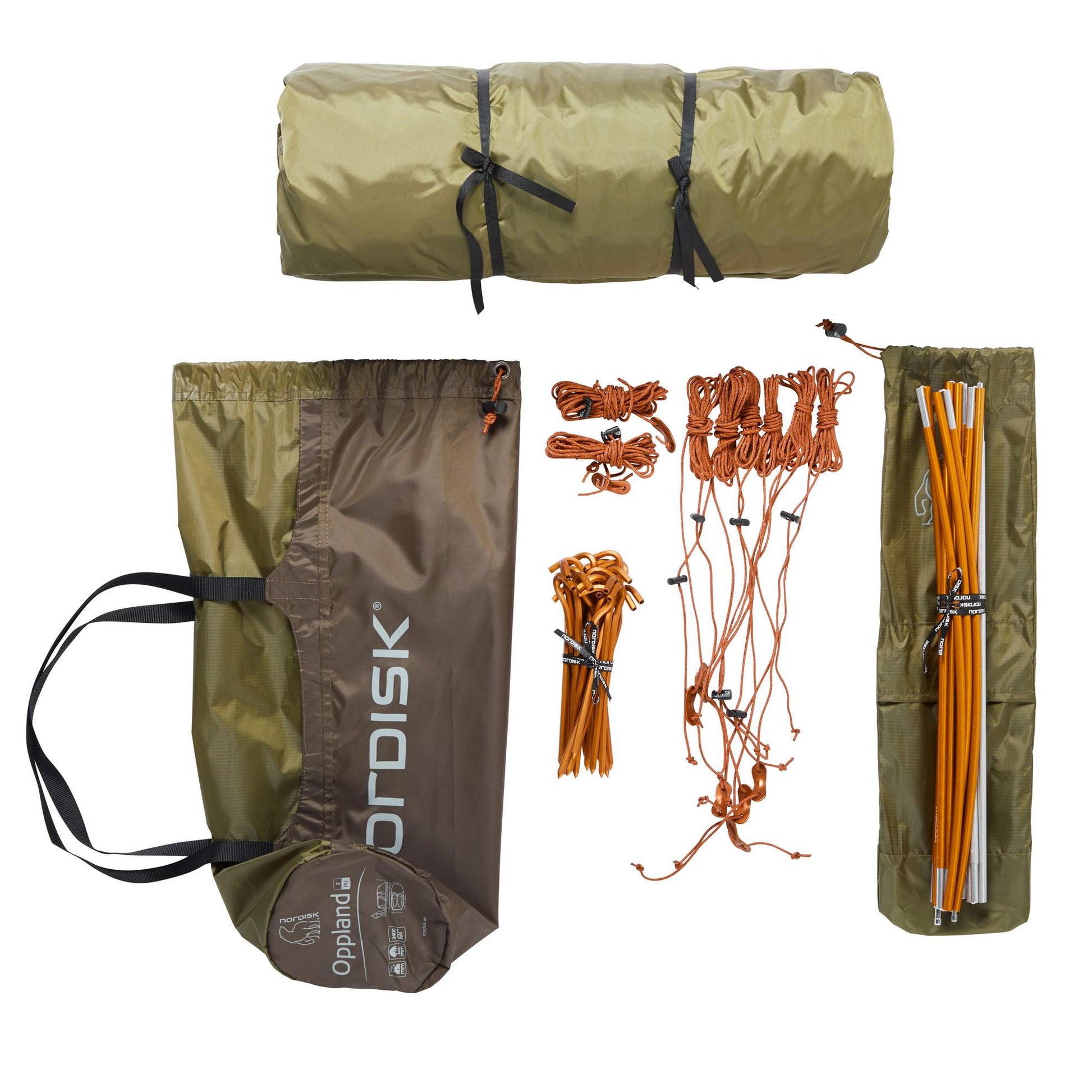 Nordisk OPPLAND 2 PU TENT - Tunnelzelt