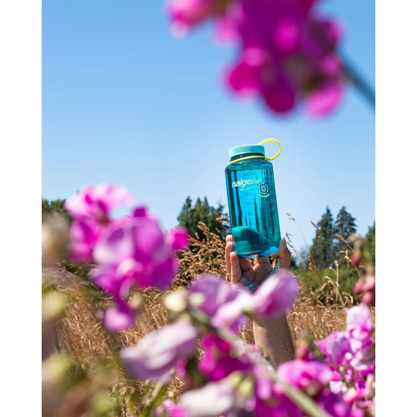 Nalgene WIDE MOUTH SUSTAIN 1 L BLAU - Trinkflasche