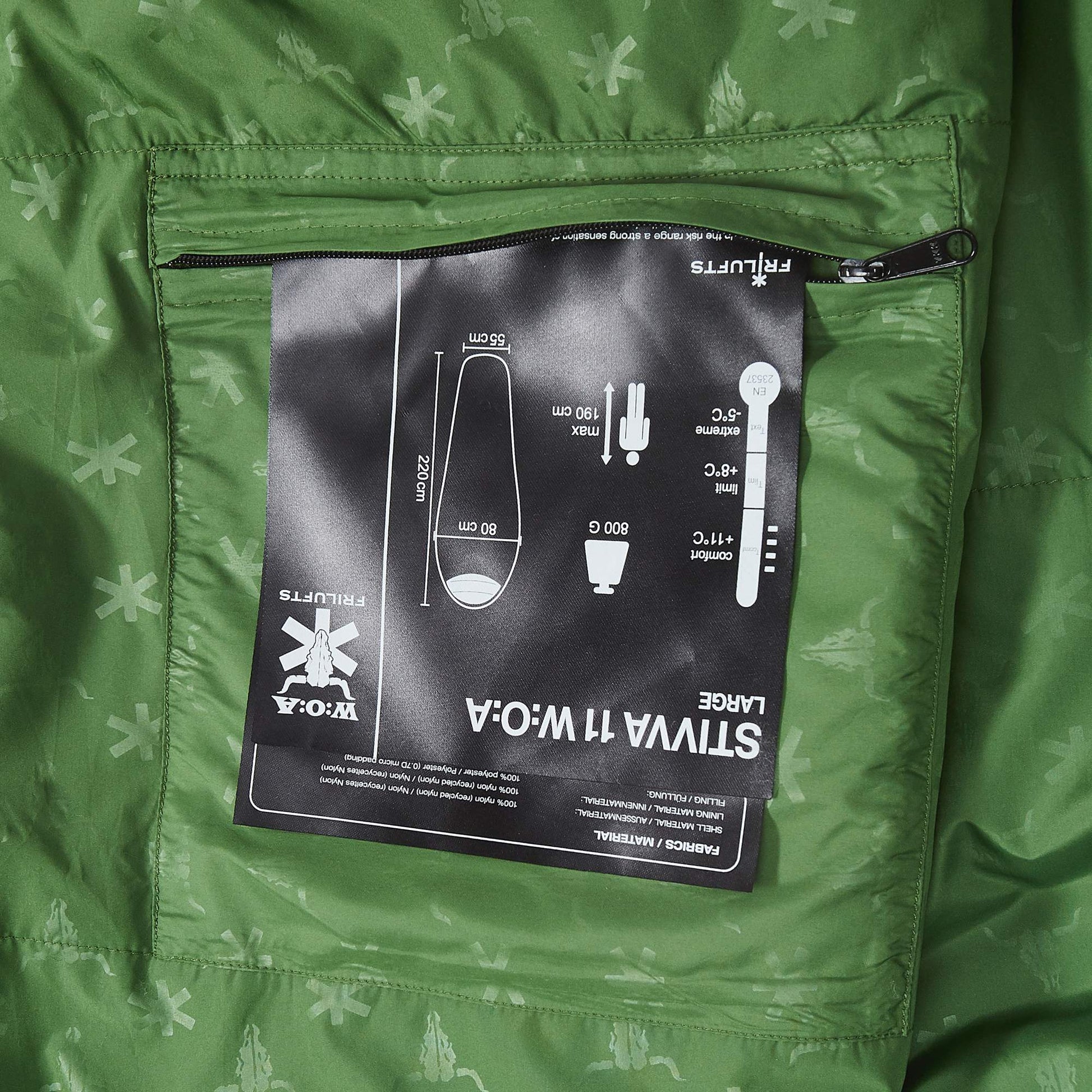 FRILUFTS STIVVA 11 W:O:A - Sommerschlafsack