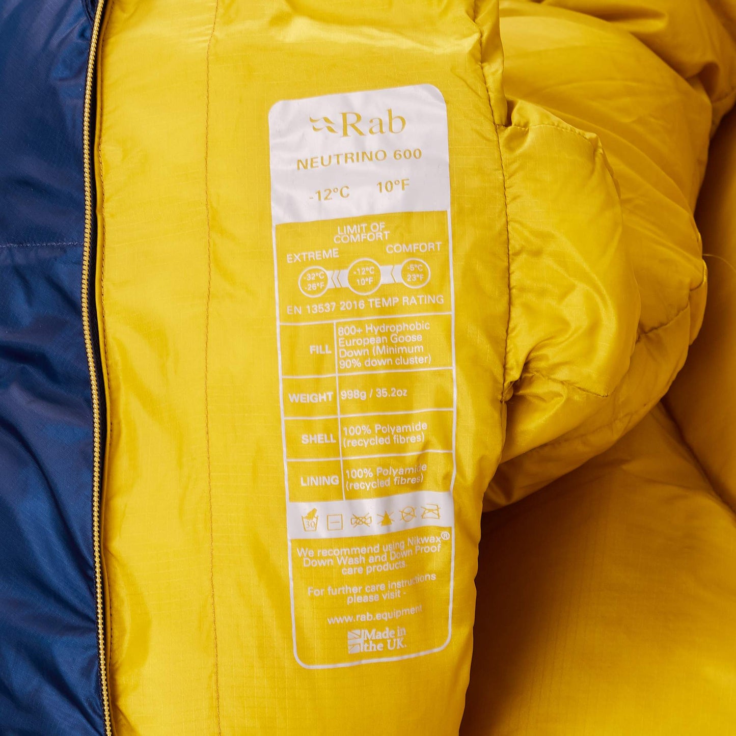 Rab NEUTRINO 600 Herren - Winterschlafsack