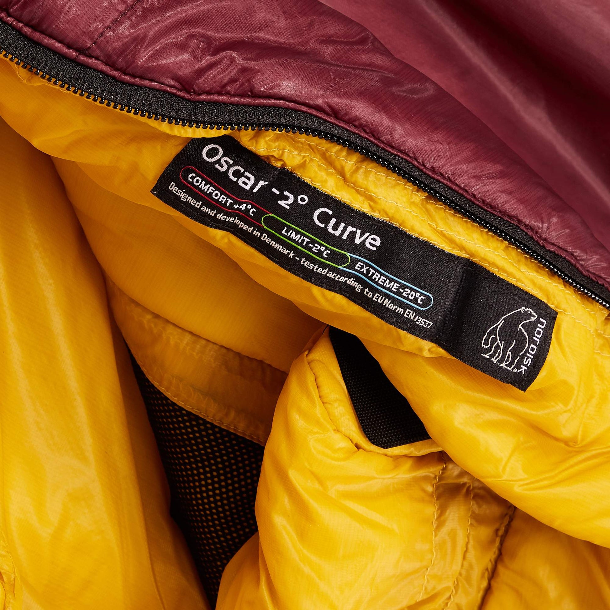 Nordisk OSCAR -2 CURVE - Kunstfaserschlafsack