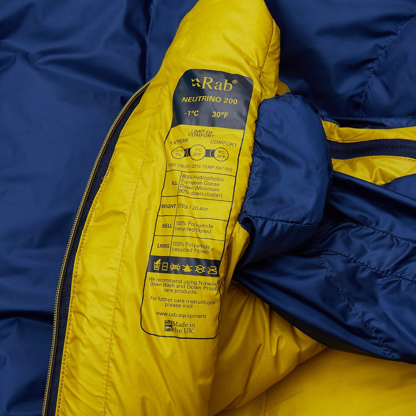 Rab NEUTRINO 200 REGULAR - Daunenschlafsack