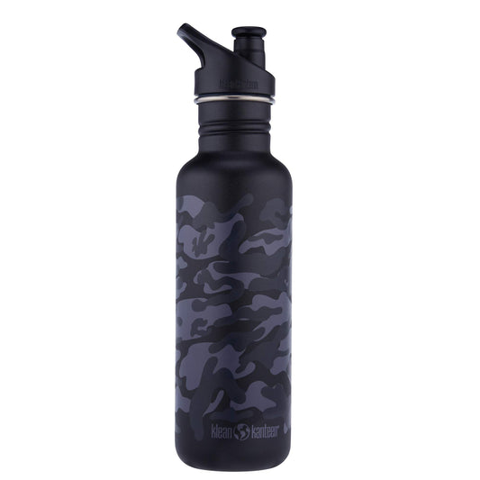 Klean Kanteen CLASSIC EINWANDIG, 800 ML, SPORT CAP 3.0 - Trinkflasche