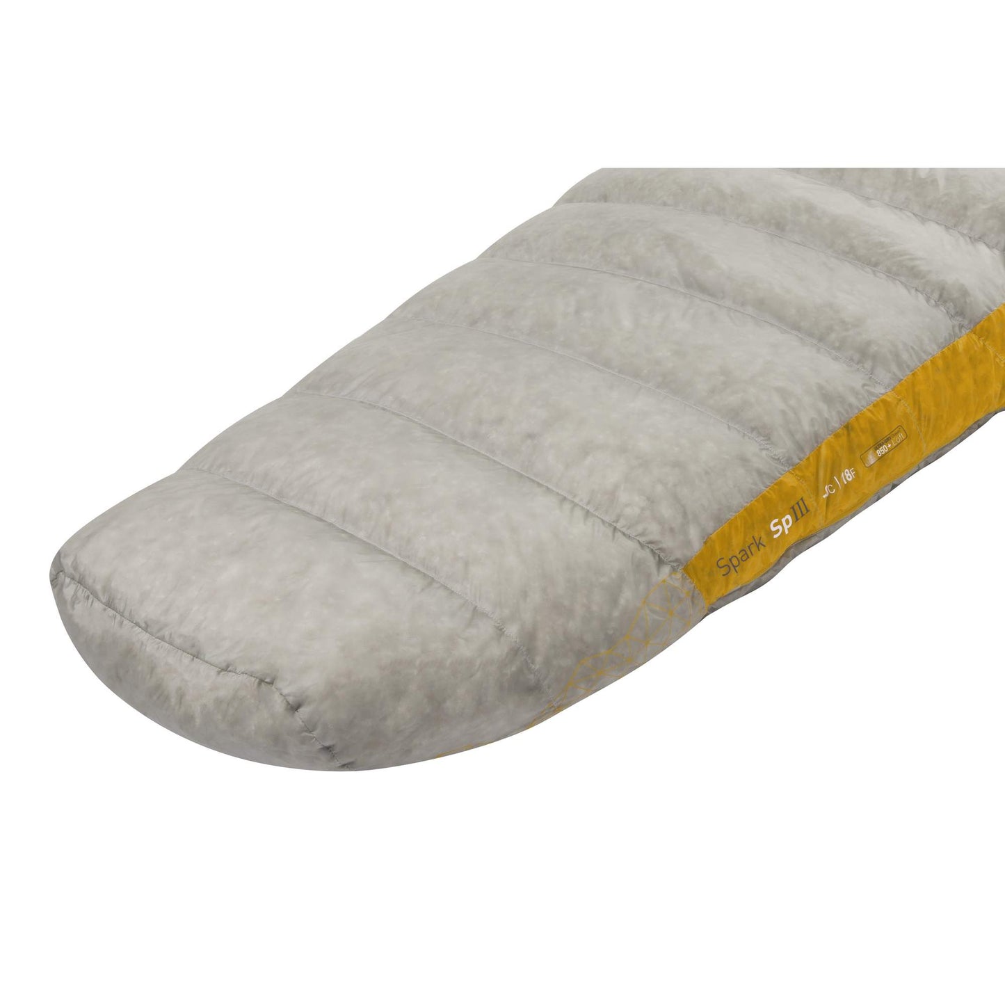 Sea To Summit SPARK SPIII - REGULAR LIGHT GREY / YELLOW - Daunenschlafsack