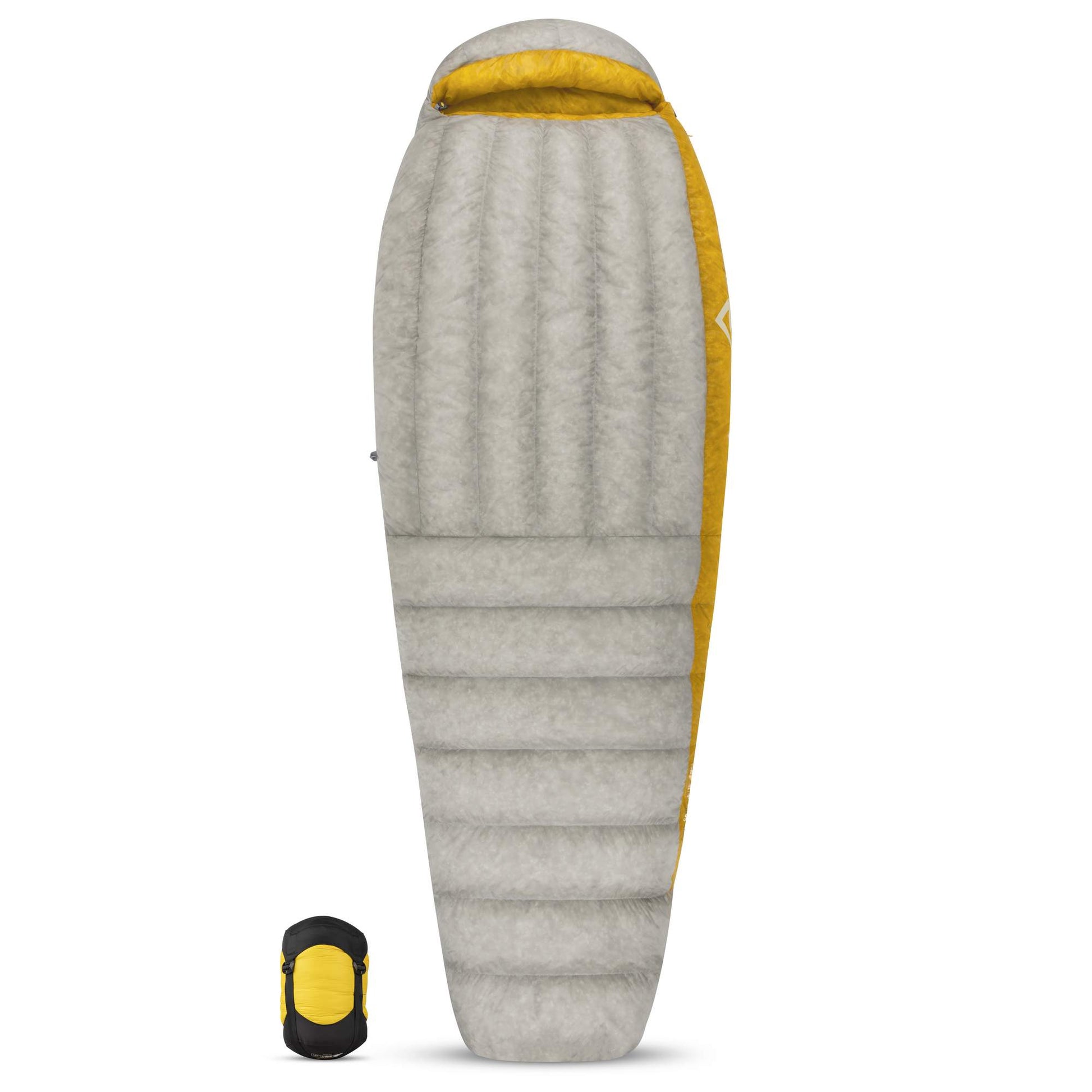 Sea To Summit SPARK SPIII - REGULAR LIGHT GREY / YELLOW - Daunenschlafsack