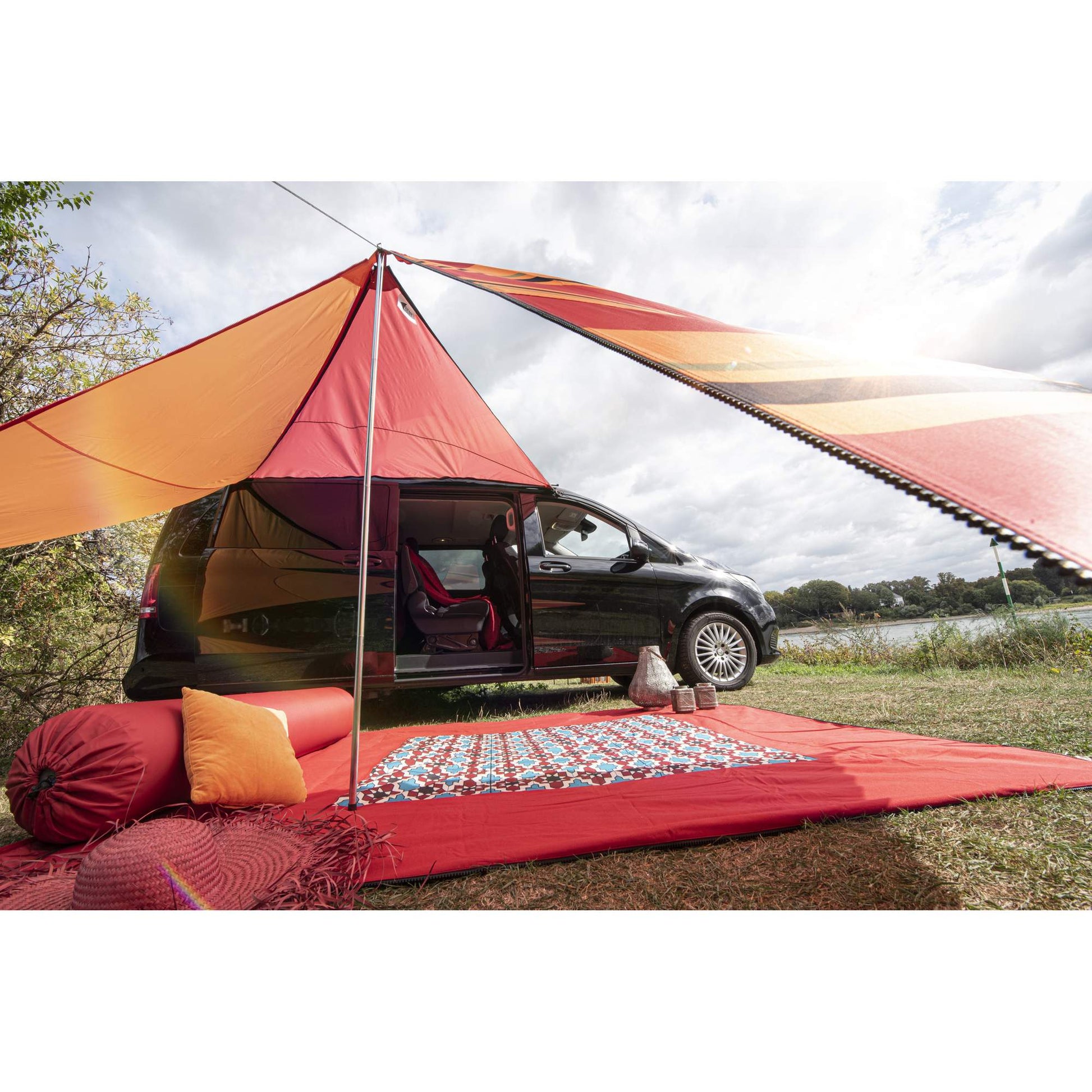  VERBINDBARES SONNENSEGEL ZIP-PROTECT CANVAS SINGLE - Tarp