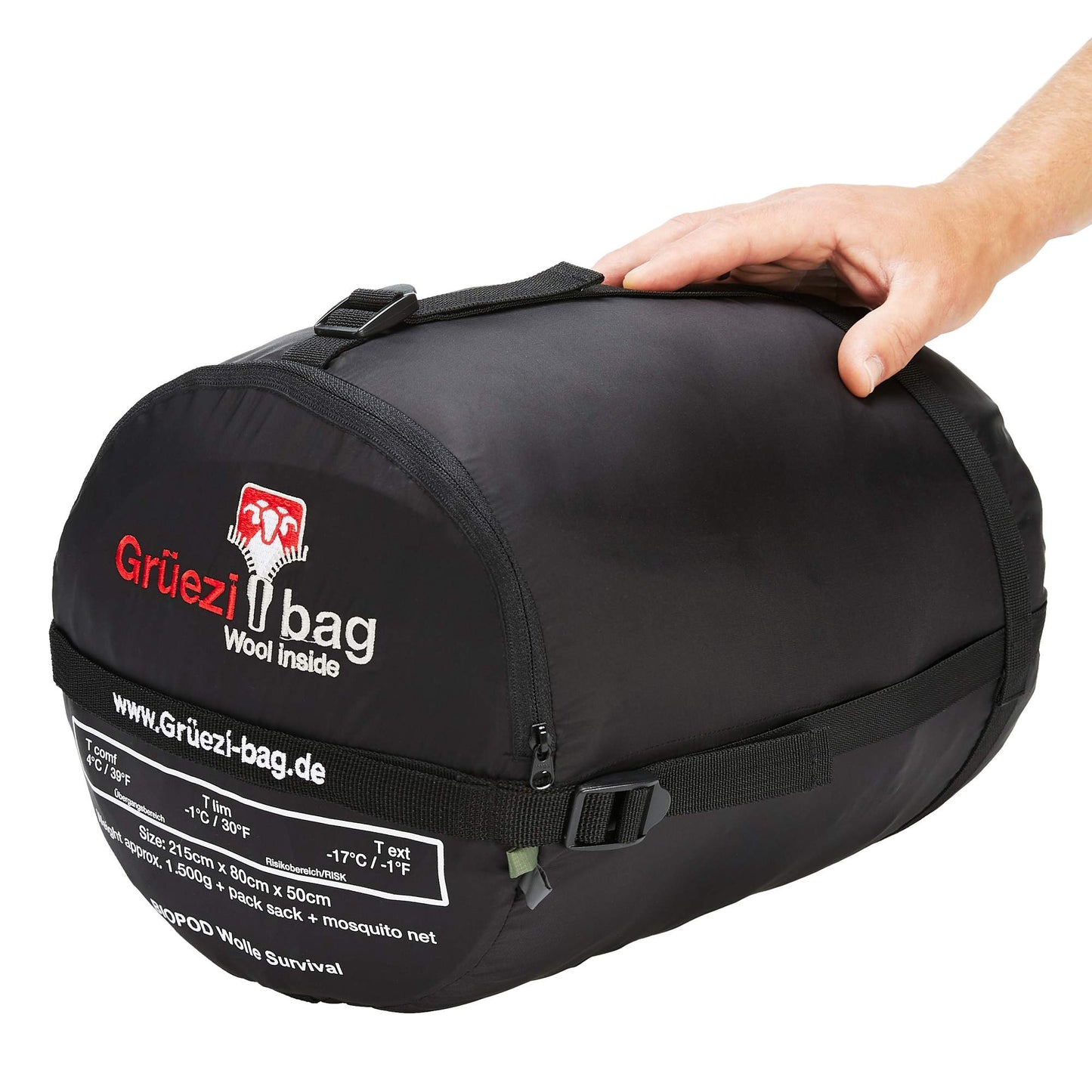 Grüezi Bag BIOPOD WOLLE SURVIVAL