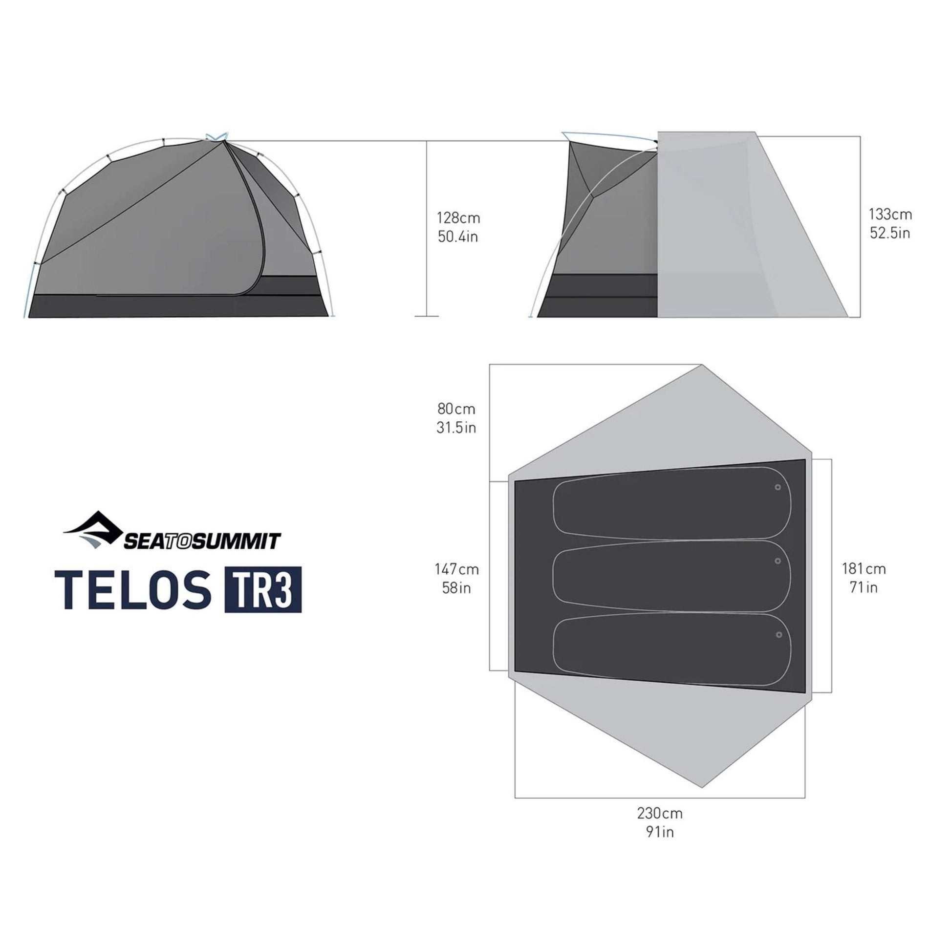 Sea To Summit IKOS TR TENT 3 PERSON - Kuppelzelt