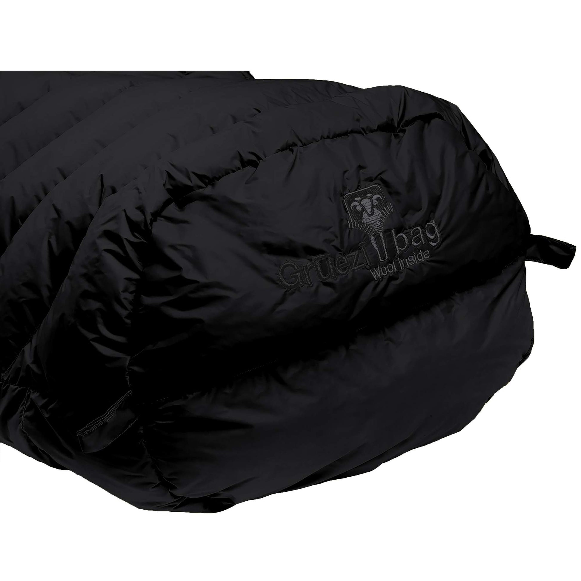 Grüezi Bag BIOPOD DOWNWOOL EXTREME LIGHT 185 BLACK EDITION - Sommerschlafsack