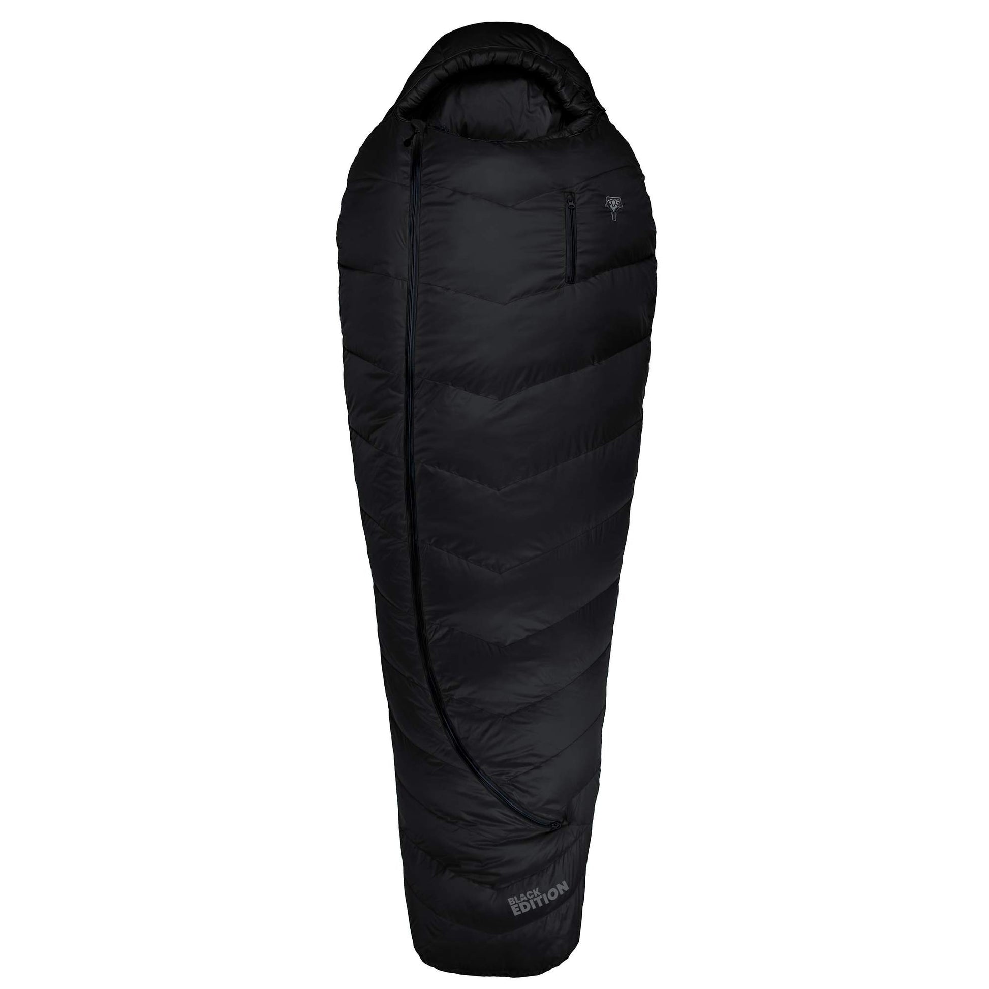 Grüezi Bag BIOPOD DOWNWOOL SUBZERO 185 BLACK EDITION