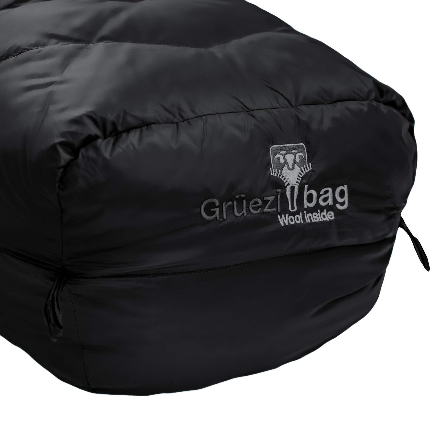 Grüezi Bag BIOPOD DOWNWOOL SUBZERO 185 BLACK EDITION