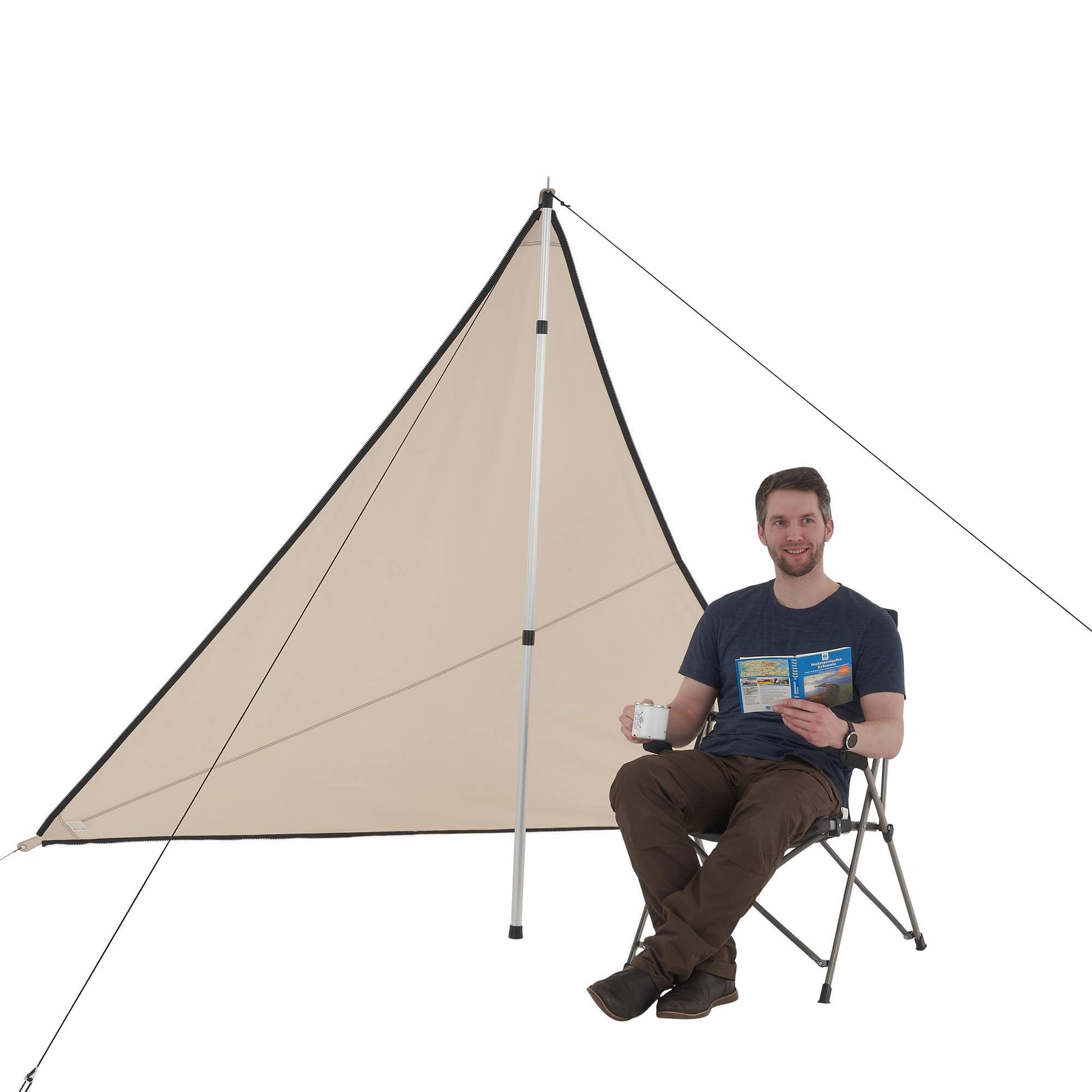  VERBINDBARES SONNENSEGEL TC-ZIP-CANVAS SINGLE AFRIKA DESIGN - Tarp
