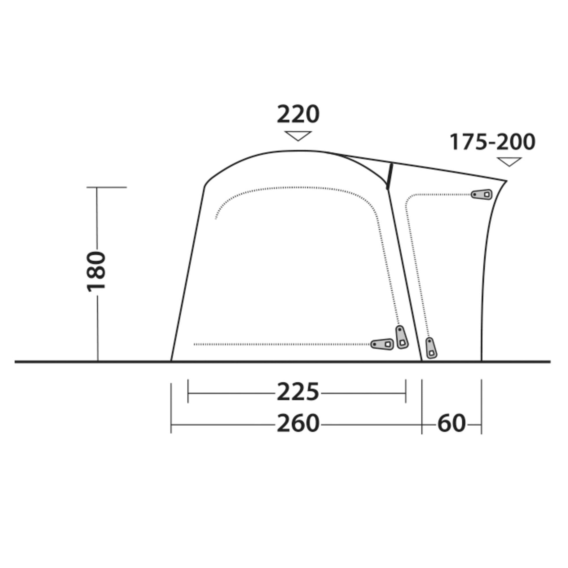 Outwell BREMBURG AIR - Busvorzelt