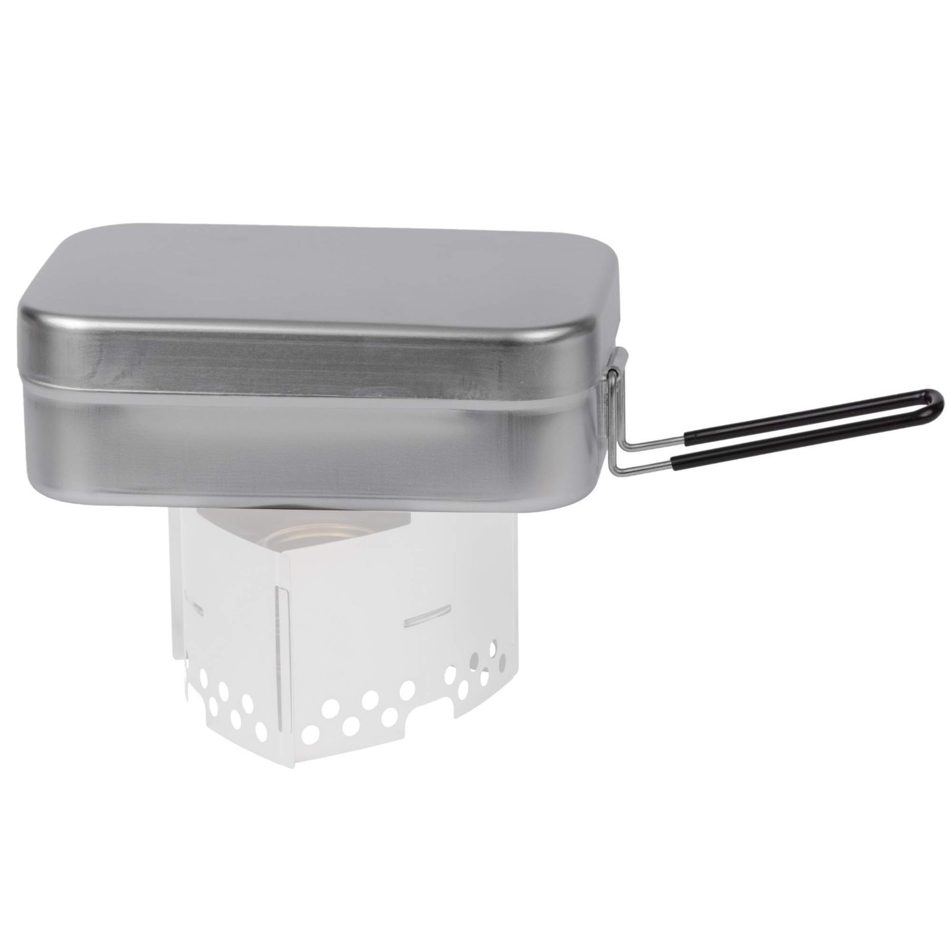 TRANGIA BROTDOSE GROß ALU MIT GRIFF 20 X 13 X 7 CM - Dose