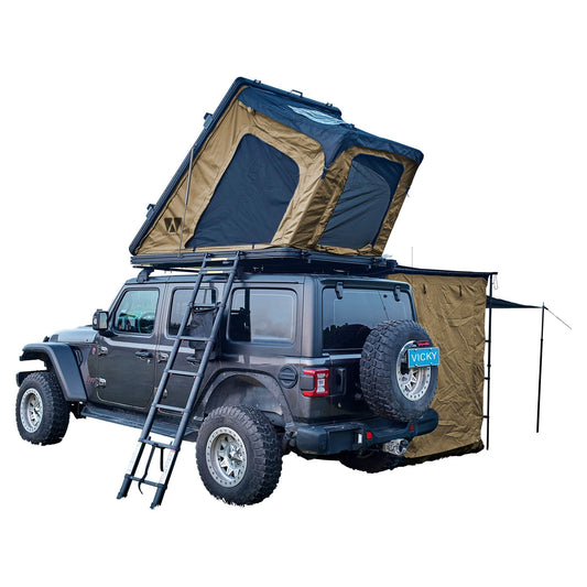  ALUMINUM HARD SHELL ROOF TENT CUMARU 135 - Dachzelt