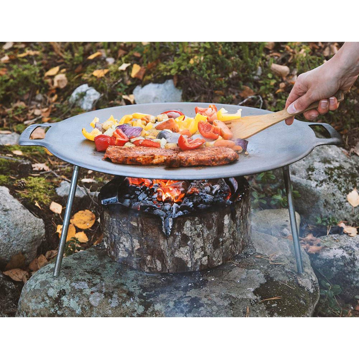 Muurikka ORIGINAL GRILLPFANNE 48 CM MIT FÜßEN - Bratpfanne